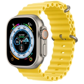 Смарт-часы Apple Watch Ultra GPS + Cellular 49mm Titanium Case with Yellow Ocean Band One Size