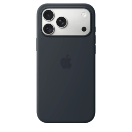 Чехол Apple Silicone Case with MagSafe для iPhone 18 Pro Navy Blue (MK8X4)