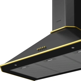 Встраиваемая вытяжка Korting KHC 9839 RGN Black/Gold