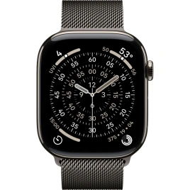 Смарт-часы Apple Watch Series 11 46mm Natural Titanium Case with Slate Milanese Loop S/M