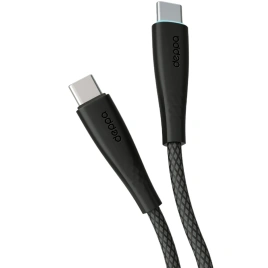 Кабель Deppa Fly USB-С/USB-С, 60ВW, 1m,72532 Black