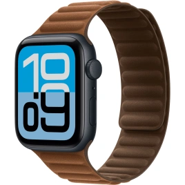Смарт-часы Apple Watch SE (2025) 40mm Midnight Aluminum Case with Caramel Magnetic Link S/M