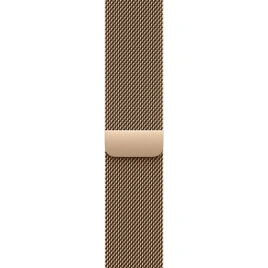 Смарт-часы Apple Watch SE (2025) 40mm Midnight Aluminum Case with Gold Milanese Loop