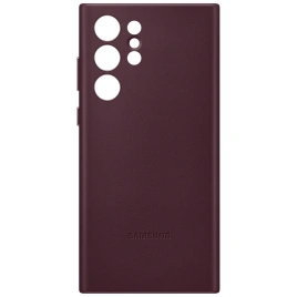 Чехол Samsung Leather Cover для Galaxy S22 Ultra (EF-VS908LEEGRU) Burgundy