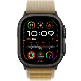 Смарт-часы Apple Watch Ultra 2 (2024) 49mm Black Titanium Case with Tan Alpine Loop S