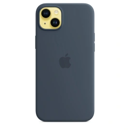 Силиконовый чехол Apple MagSafe для iPhone 14 Storm Blue