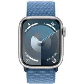 Смарт-часы Apple Watch Series 9 41mm Silver Aluminum Case with Winter Blue Sport Loop (MR923)