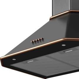Встраиваемая вытяжка Korting KHC 6839 RCN Black/Bronze