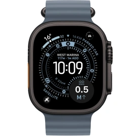 Ремешок Apple Watch Ultra 49mm Anchor Blue Ocean Band - Black Titanium Finish (MGCJ4FE)
