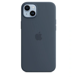 Силиконовый чехол Apple MagSafe для iPhone 14 Storm Blue