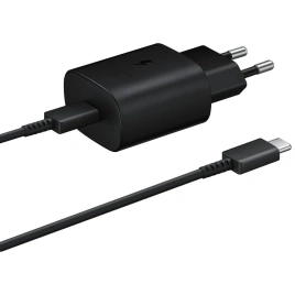 Сетевое зарядное устройство Samsung 25W USB-C EP-TA800 + Cable Black (EP-TA800XBEGWW)