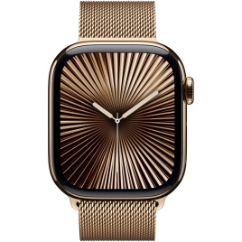 Смарт-часы Apple Watch Series 10 42mm Gold Titanium Case with Gold Milanese Loop