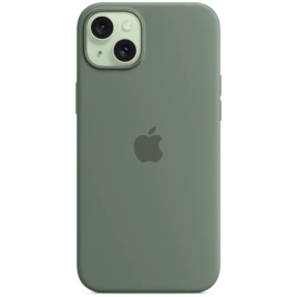 Силиконовый чехол Apple MagSafe для iPhone 15 Plus Cypress