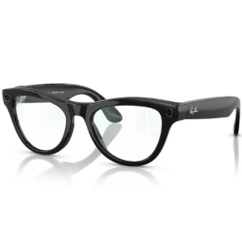 Умные очки Ray-Ban Skyler Shiny Black (RW4010) M Clear