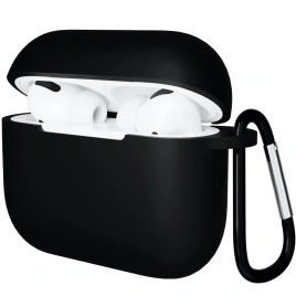 Силиконовый чехол Gurdini для AirPods Pro 3 Black