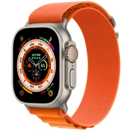 Смарт-часы Apple Watch Ultra GPS + Cellular 49mm Titanium Case with Orange Alpine Loop S