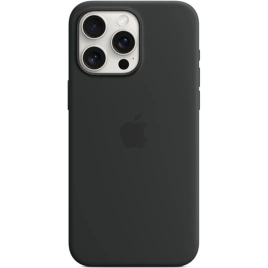 Силиконовый чехол Apple MagSafe для iPhone 15 Pro Max Black