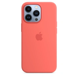 Силиконовый чехол Apple MagSafe для iPhone 13 Pro Розовый помело
