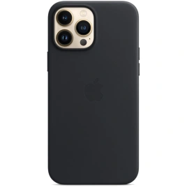 Кожаный чехол Apple MagSafe для iPhone 13 Pro Max Тёмная ночь