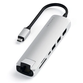 Хаб Satechi USB-C 7 в 1 (ST-UCSMA3S) Silver