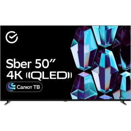 Телевизор Sber 50" QLED 4K UHD Салют ТВ (SDX-50UQ5234)
