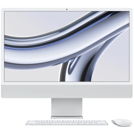 Моноблок Apple iMac (2023) 24 Retina 4.5K M3 8C CPU, 10C GPU/8GB/512Gb Silver (MQRK3)
