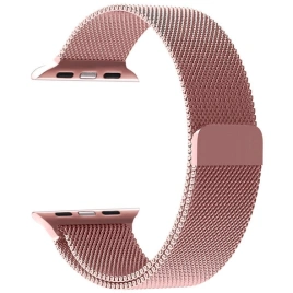 Ремешок Mokka Milanese Loop для Apple Watch 42/44/45mm Rose Gold