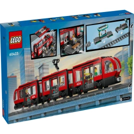 Конструктор LEGO City Downtown Streetcar and Station 60423