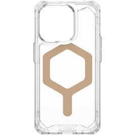 Чехол UAG с поддержкой MagSafe Plyo для iPhone 15 Pro Ice/Gold (114286114381)