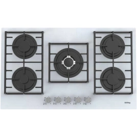 Газовая варочная панель Korting HGG 9835 CTW White