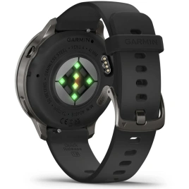 Смарт-часы Garmin Venu 4 41mm Slate Bezel With Black Silicone Band (010-03013-02)