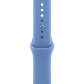 Смарт-часы Apple Watch Series 12 42mm Black Aluminum Case with Wildflower Blue Sport Band S/M