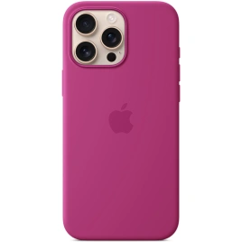 Чехол Apple Silicone Case with MagSafe для iPhone 16 Pro Max Fuchsia