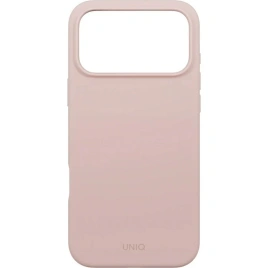 Чехол Uniq Lino Hybrid Silicone Case with MagClick для iPhone 17 Pro Max Blush Pink