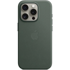 Чехол Apple FineWoven with MagSafe для iPhone 15 Pro Max Evergreen