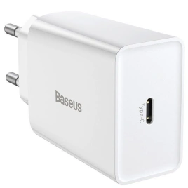 Сетевое зарядное устройство Baseus 20W USB-C CCFS-SN01 White