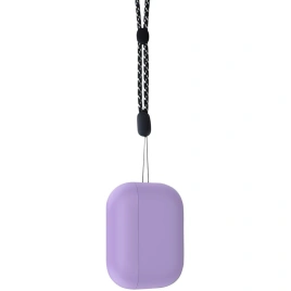 Силиконовый чехол Deppa для AirPods PRO2 с ремешком (47342) Purple