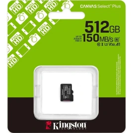 Карта памяти Kingston Canvas Select Plus 512Gb MicroSDXC (SDCS3/512GBSP)
