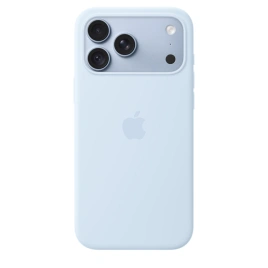Чехол Apple Silicone Case with MagSafe для iPhone 18 Pro Max Crisp Blue (MK934)