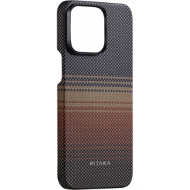 Чехол Pitaka Fusion Weaving MagEZ Case 5 для iPhone 15 Pro Max Sunset