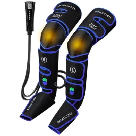 Массажные штаны Reathlete AIR C + Heat Compression Massager чёрные/синие