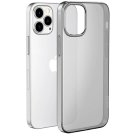 Чехол силиконовый Hoco для iPhone 15 Pro Max Transparent Dark