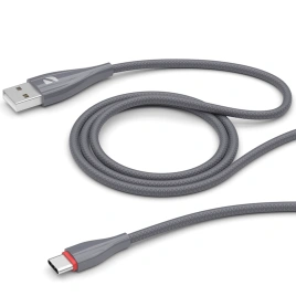 Кабель Deppa USB-C/USB-A 1m 72289 Gray