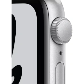 Смарт-часы Apple Watch Series SE GPS 44mm Silver/Black Nike Sport Band (MKQ73)