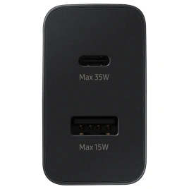 Сетевое зарядное устройство Samsung 35W USB-A/USB-C EP-TA220 Black