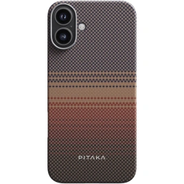 Чехол Pitaka Tactile Woven case для iPhone 16 Sunset