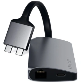 Хаб Satechi USB-C 8 в 1 (ST-TCDMMAM) Space Gray