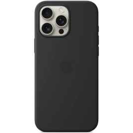 Чехол Apple Silicone Case with MagSafe для iPhone 16 Pro Black