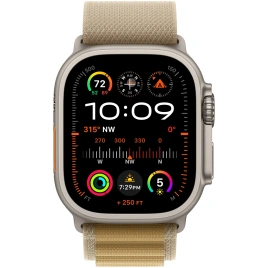 Смарт-часы Apple Watch Ultra 2 (2024) 49mm Natural Titanium Case with Tan Alpine Loop M