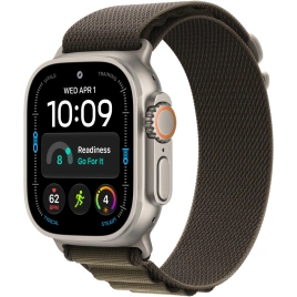 Смарт-часы Apple Watch Ultra 4 (2026) 49mm Natural Titanium Case with Dark Olive Alpine Loop L